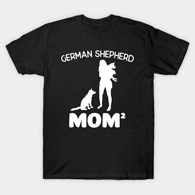 German Shepherd Mom T-Shirt by PixelArt